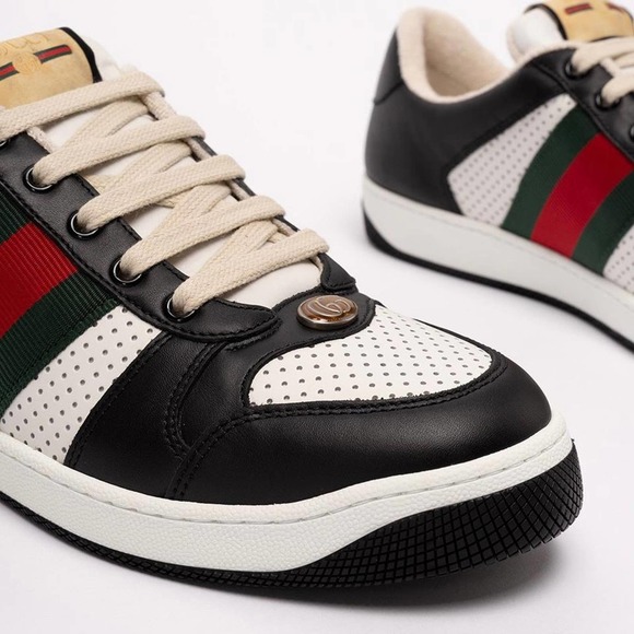 GUCCI Screener logo web stripe sneakers - Picture 9 of 12